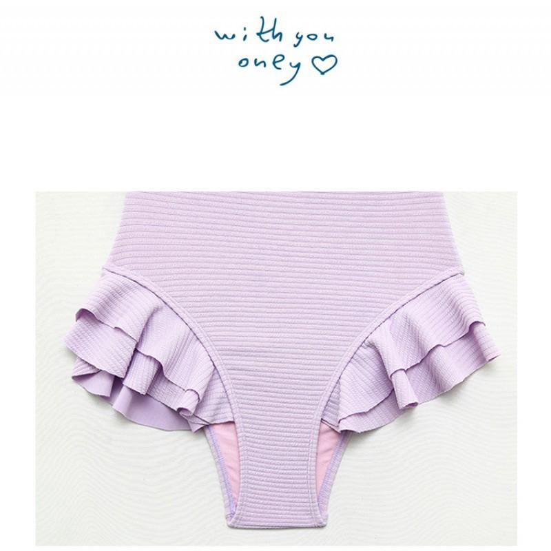High-end Pure Desire Conservative Covering Abdomen Showing Slimming Sexy Hot Seaside Vacation One-piece Swimsuit Woman