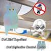 2Pcs Reflective Owl Bird Scare Laser Repeller