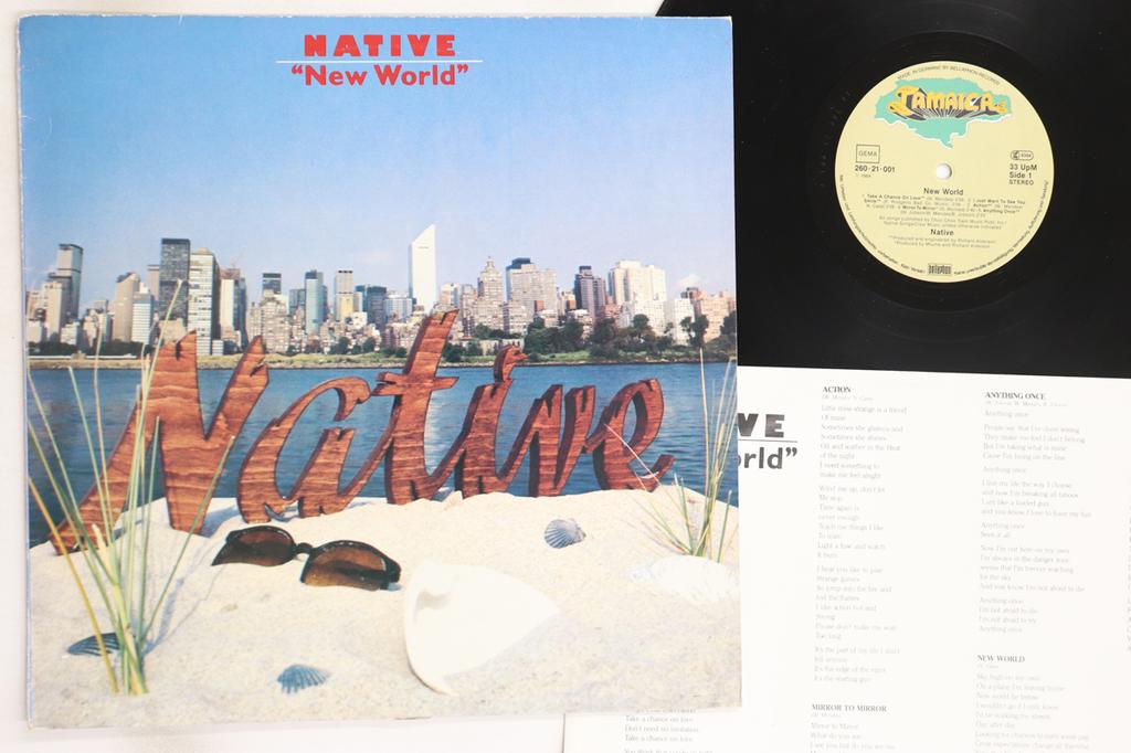 LP Record NATIVE - New WORLD 26021001 JAMAICA RECORDS 1984 Germany Reggae, Ska & Dub Used