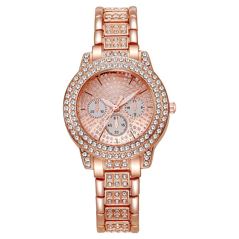 

Sparkling Crystal Womens Watch With Quartz Movement For Fashion Gift
