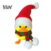 Cute Animal Ornaments for Christmas Little Duck Ornament, 3D Printed Figurine, Detachable Hat Unique Holiday Party Favors And Scarf Design,