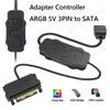ARGB 5V 3PIN To SATA Interface Extension Cable Light Controller RGB Sync Controller Cable for PC Fan Light Strip