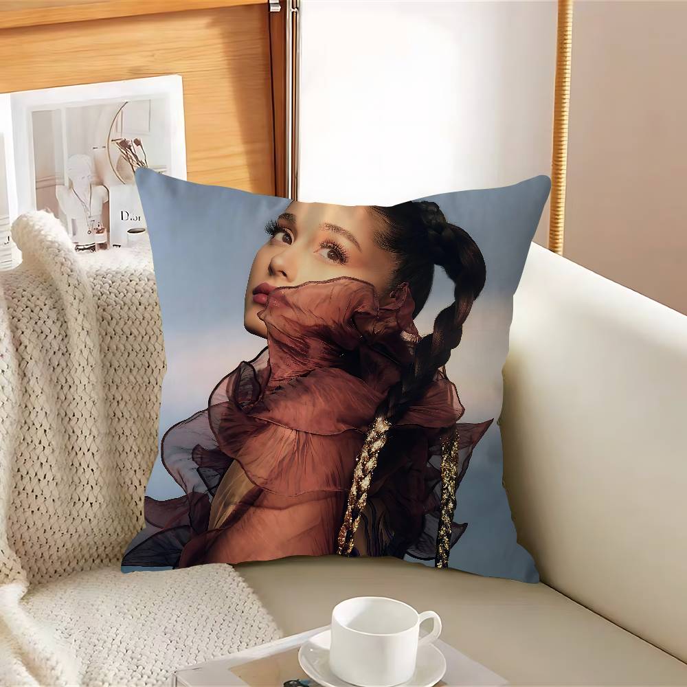 SingerS A-Ariana-G-Grande Pillow Case Removable Washable Cushion Cover – All-Season Soft Linen