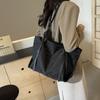 Stylish 2024 College Student Tote Bag Large Capacity Casual Shoulder Bag For Women