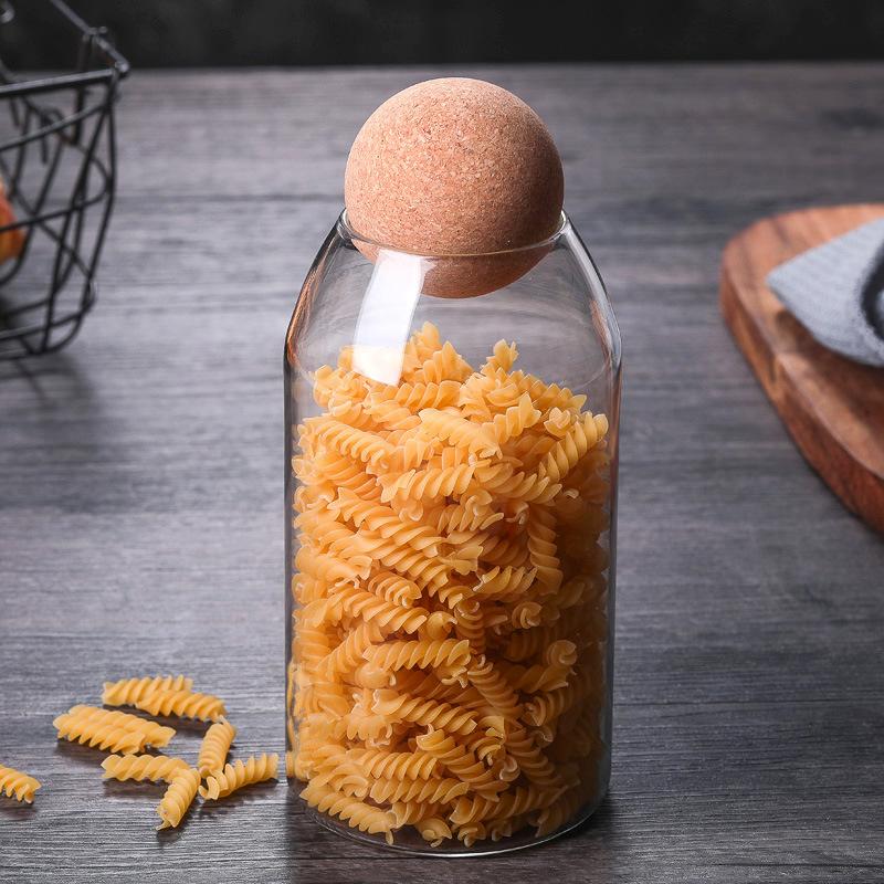 Cork Ball Plug Storage Tank, Glass Sealed Tank, Storage Tank, Grain Storage Tank, Cork Plug Tea Jar