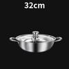 34cm Divided Stainless Steel Hot Pot