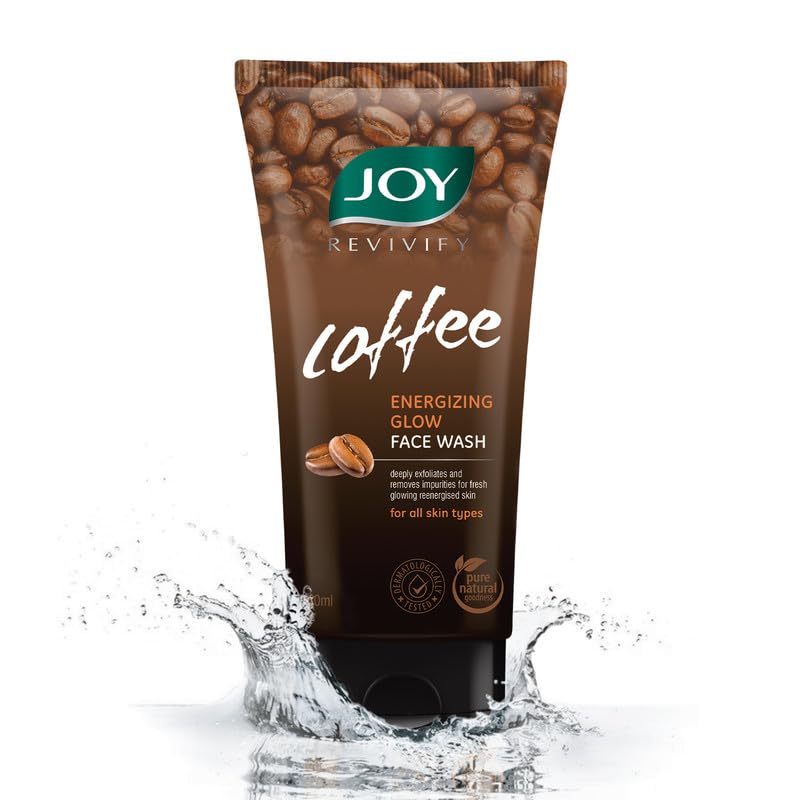 Joy Tan Removal Exfoliating Coffee Face Wash 150ml Pack of 1 Energizing Glow for Dull Skin