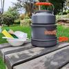 Tri-polar Ultralight Aluminum Camping Cookware Set