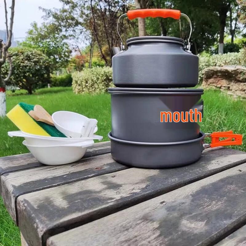 Tri-polar Ultralight Aluminum Camping Cookware Set