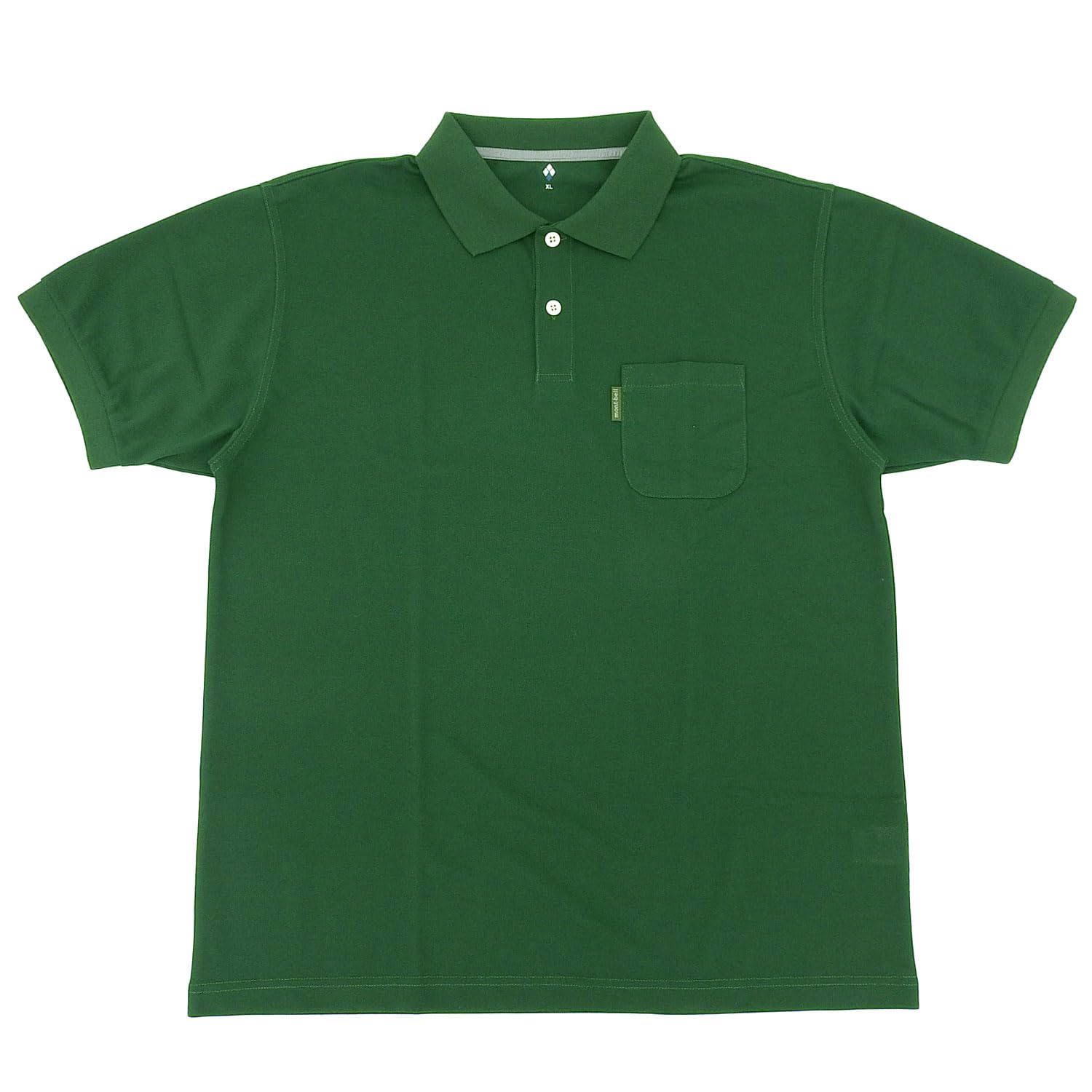 montbell wic. polo shirt men s dark green m