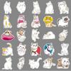 50 Cute Kitten Doodle Stickers: Original Guka Cartoon for Journals, DIY Projects, Water Bottles, Suitcases - Waterproof, 50 Sheets