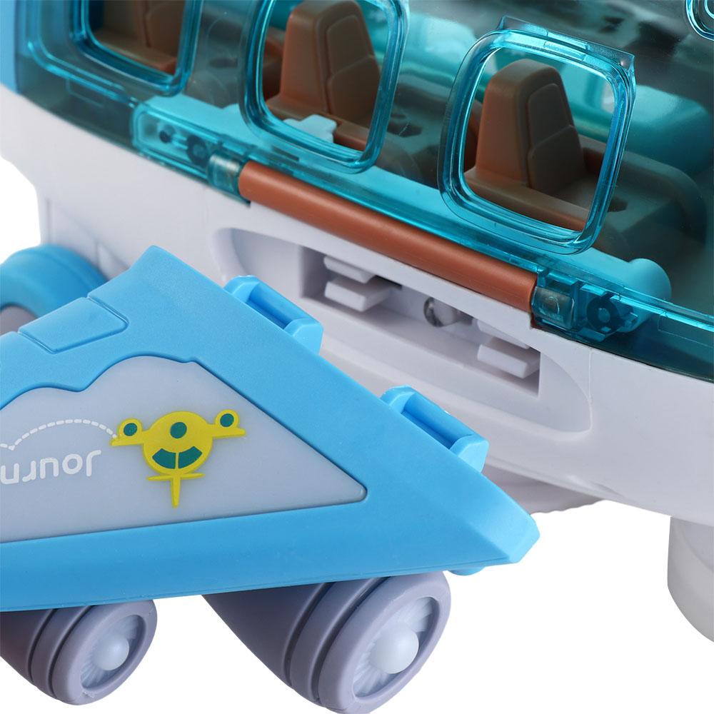 Blue/Pink LED Plane Model Electric Toy Aircraft Toy LED Lights Music Airplane Toys Birthday Gift
