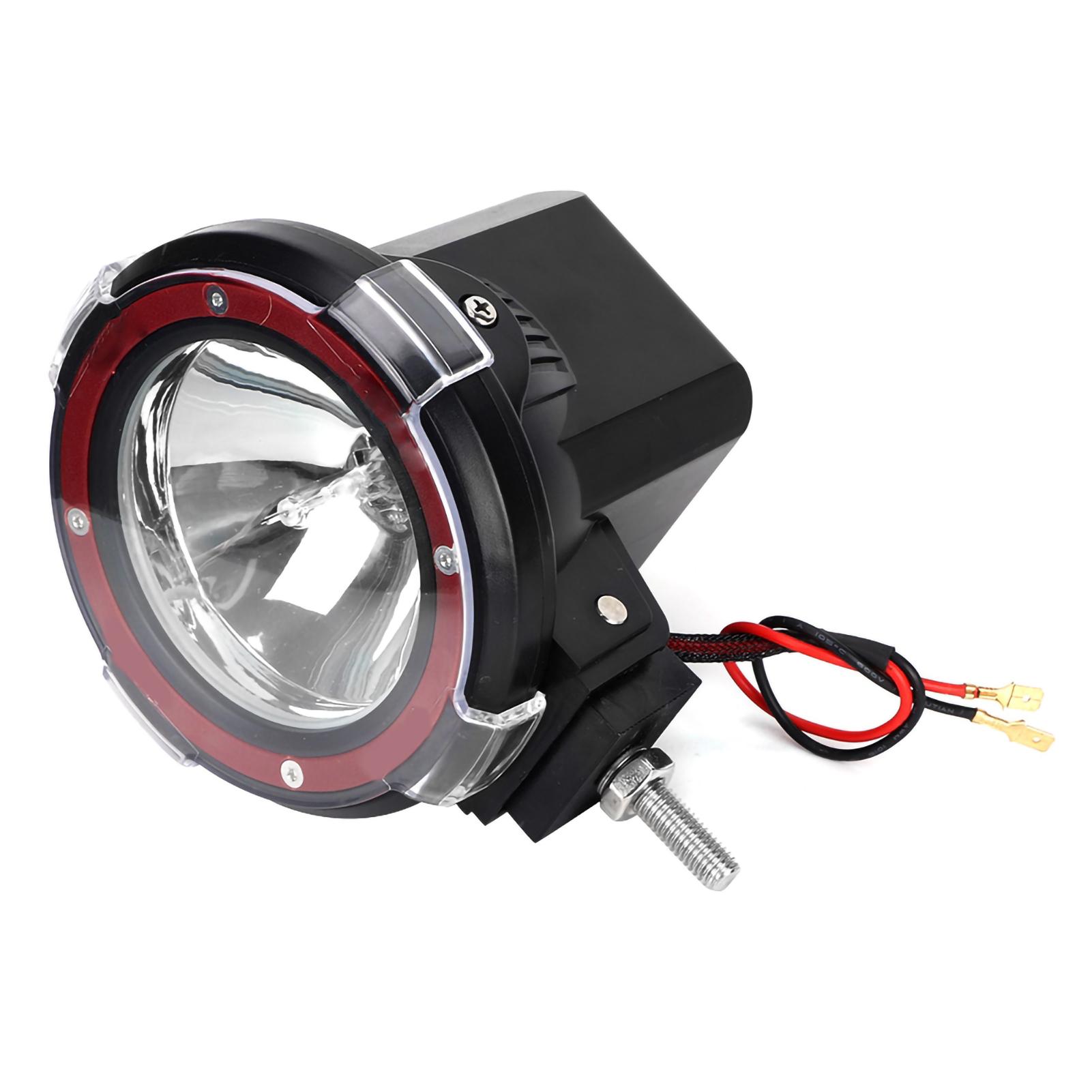 

4-дюймовый HID передний бампер крыша прожектор фара для рыбалки и приключений лампа 1224 В 55 Вт 4 дюйма красное кольцо