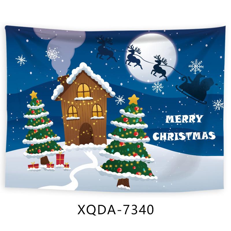 

Трансграничная рождественская подвесная ткань для гостиной, спальни, прикроватная тумбочка, гобелен для комнаты 150x130cm