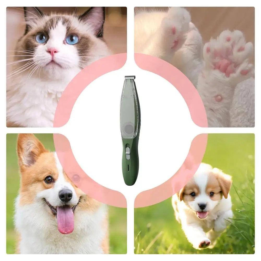 Low Noise Dog Grooming Trimmer With Vacuum Electric Cats Haircut Shaver  Pet Grooming Supplies