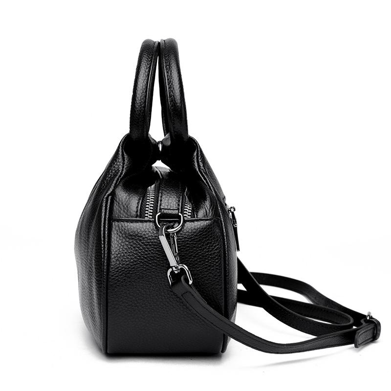 Women's Shoulder Crossbody Bag  Monochromatic Cowhide Messenger