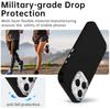 Für iPhone 16 Pro Hülle TPU+TPE Fallschutz Handyhülle