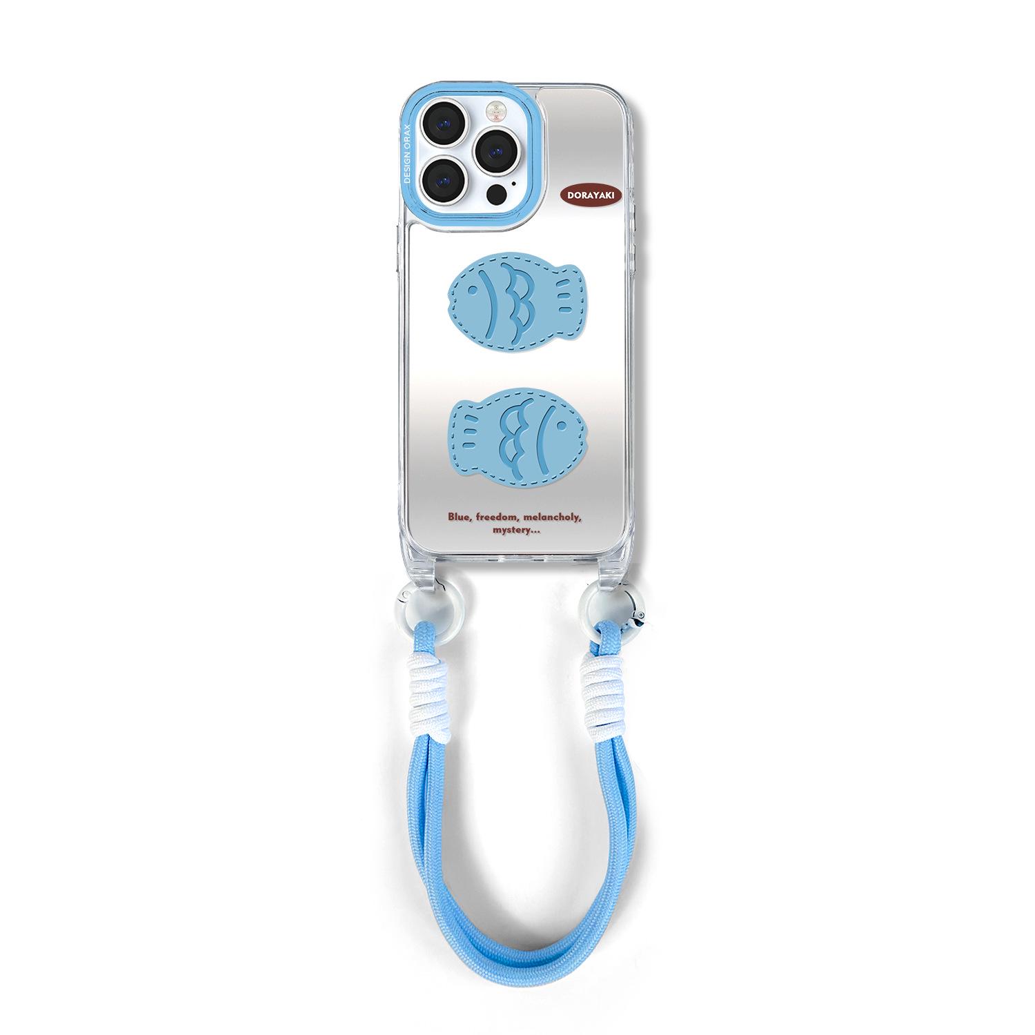 

Zhitai Мультяшный чехол-шнурок с зеркалом для iPhone 12/13/14/15 Pro/Pro Max iPhone 14 Pro Max