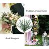 2PCS Artificial Eucalyptus Stems Leaves Green Eucalyptus Branches Fake Plants for Wedding Centerpieces Christmas Navidad Decor