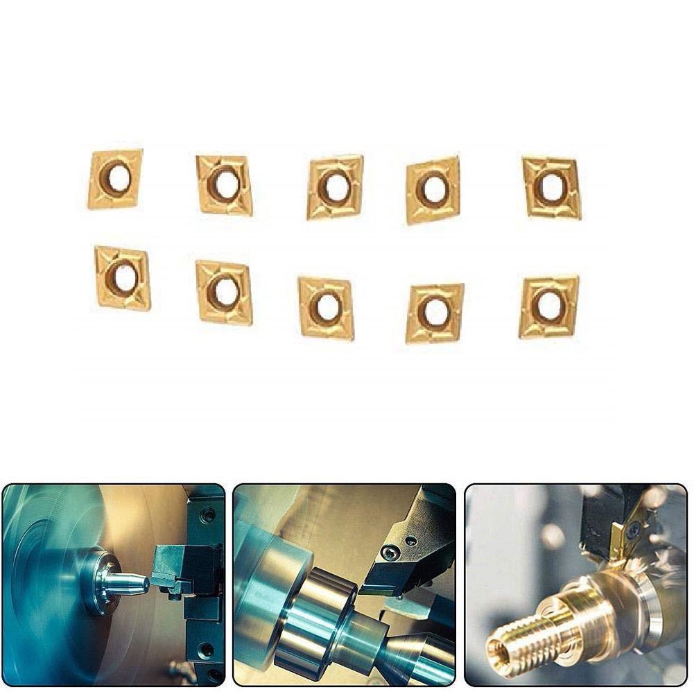 1 Set Turning Tool CCMT060204-HM Insert Carbide PVD