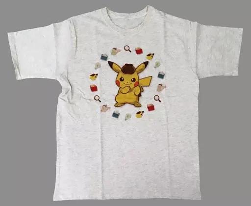 Pikachu T-shirt White M Detective Pikachu Returns Pokemon Center 68x51cm (2023) 4XL