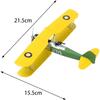 Colaxi 1/48 Aircraft Model Kit Yellow DIY Airplane Decoration Toy for Boys Table Display