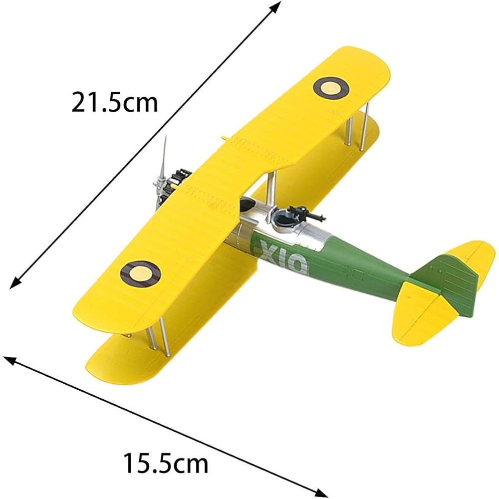 Colaxi 1/48 Aircraft Model Kit Yellow DIY Airplane Decoration Toy for Boys Table Display