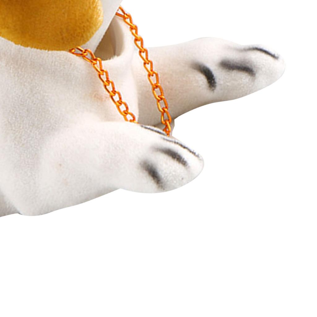 Auto Hunde Ornamente Schüttelkopf Niedliche Cartoon Tierfiguren Dekorationen für Armaturenbrett Schreibtisch Kaffeetisch