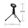 Microphone Stand Desktop Tripod Mini Portable Table Stand Adjustable Mic Stand