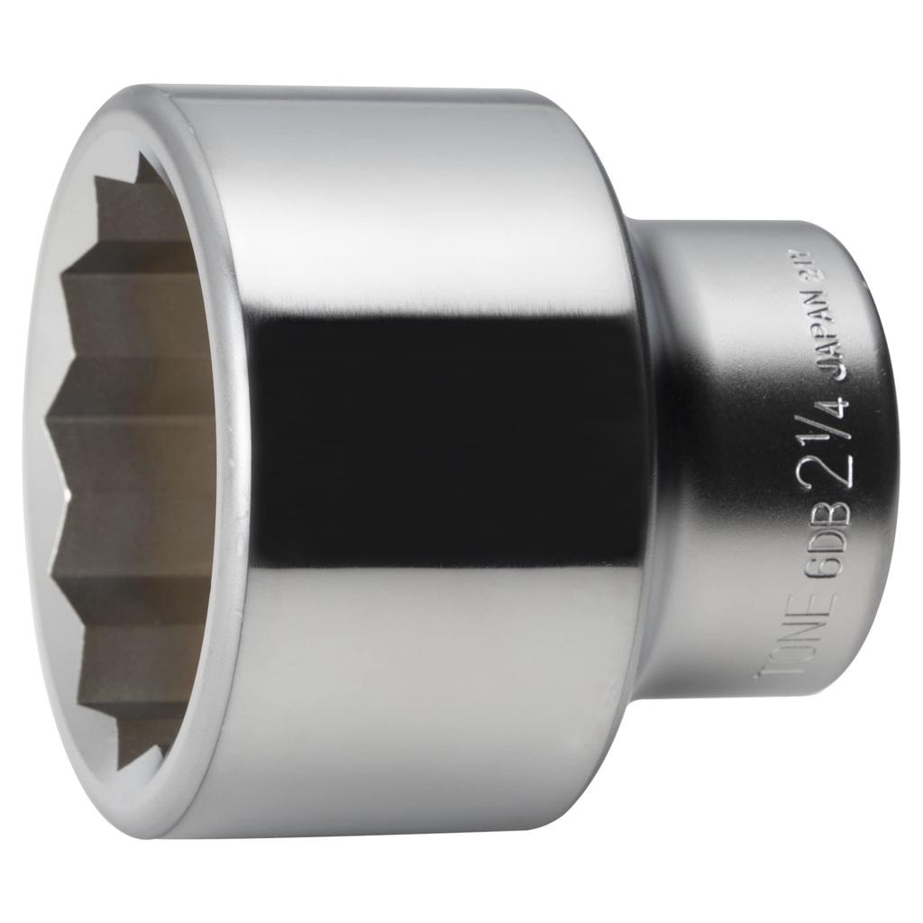 TONE Socket inch across (12-point) 6DB-72, 19.0mm (3/4") drive, 2-1/4 flats.