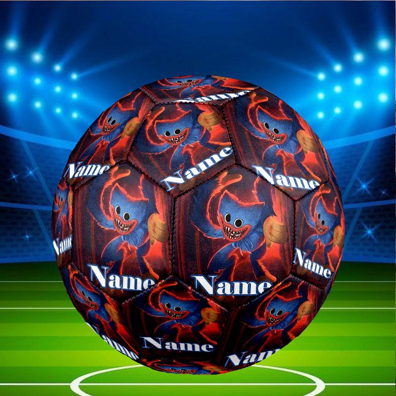 Custom Name Personalized Huggy Wuggy Print Size 5 Soccer Ball Training & Match Football, for Team, Kicking, Gift for Football Enthusiasts