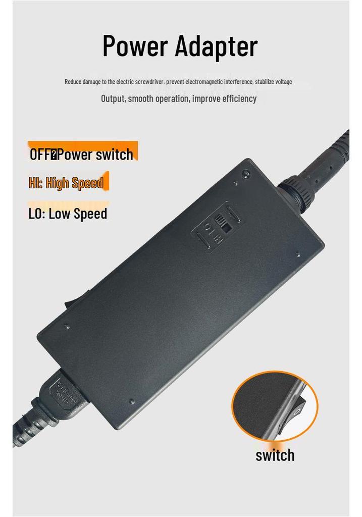 Industrial-Grade Adjustable Torque High-Speed Electric Screwdriver