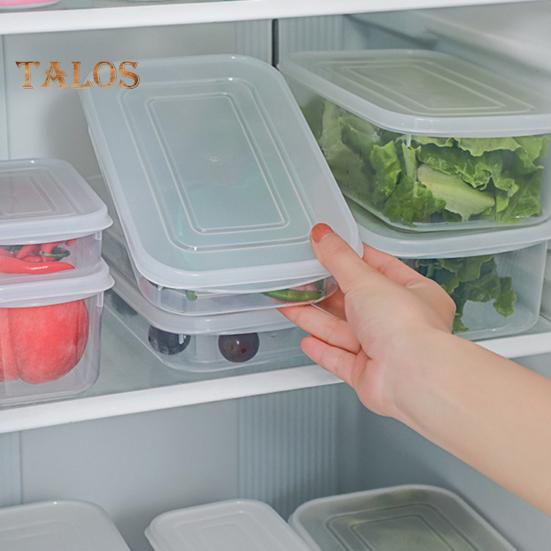 Food Storage Box Temperature Resistant Fresh-Keeping Non-Slip Excellent Fridge Food Storage Container Daily Life