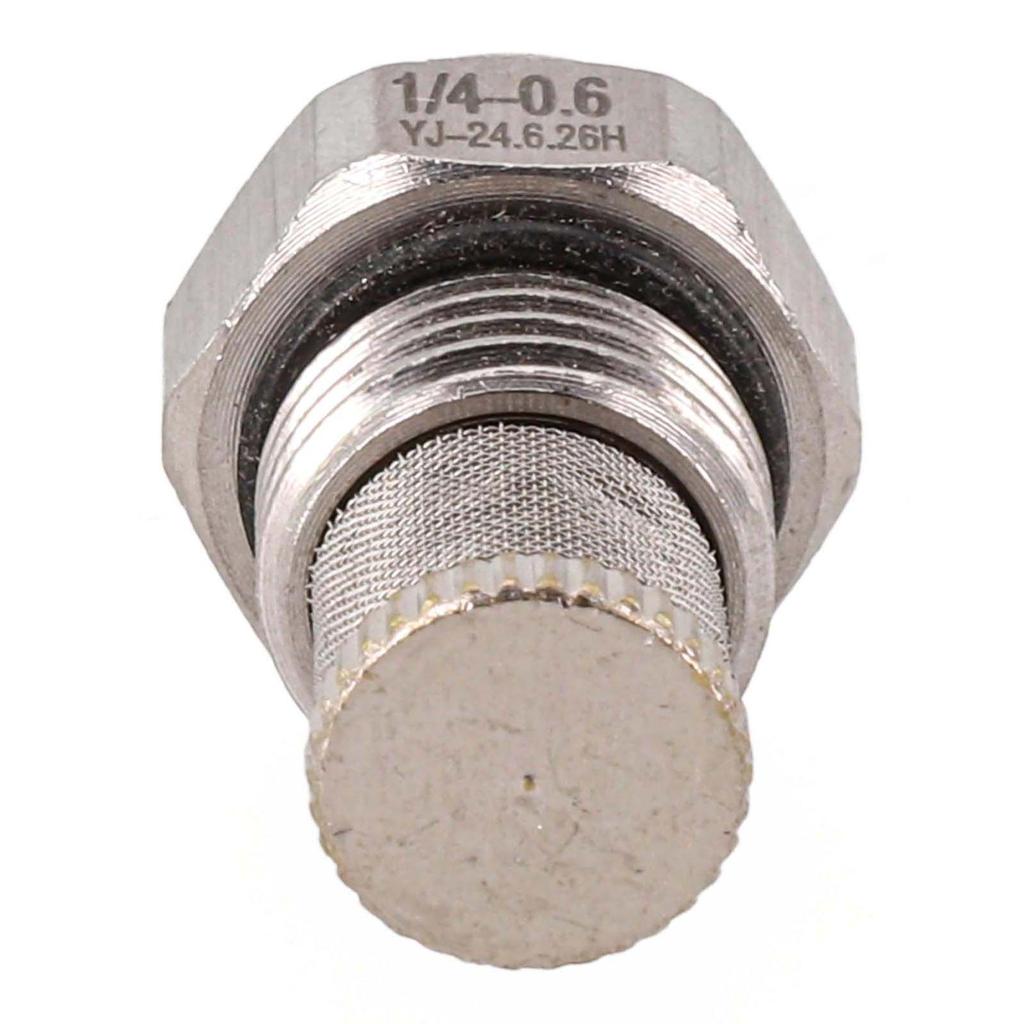 Stainless Steel Mist Nozzle with 14BSPT Thread and 0 3 1 5mm Orifice Diameter Designed for Artificial Fog and Dust Suppression