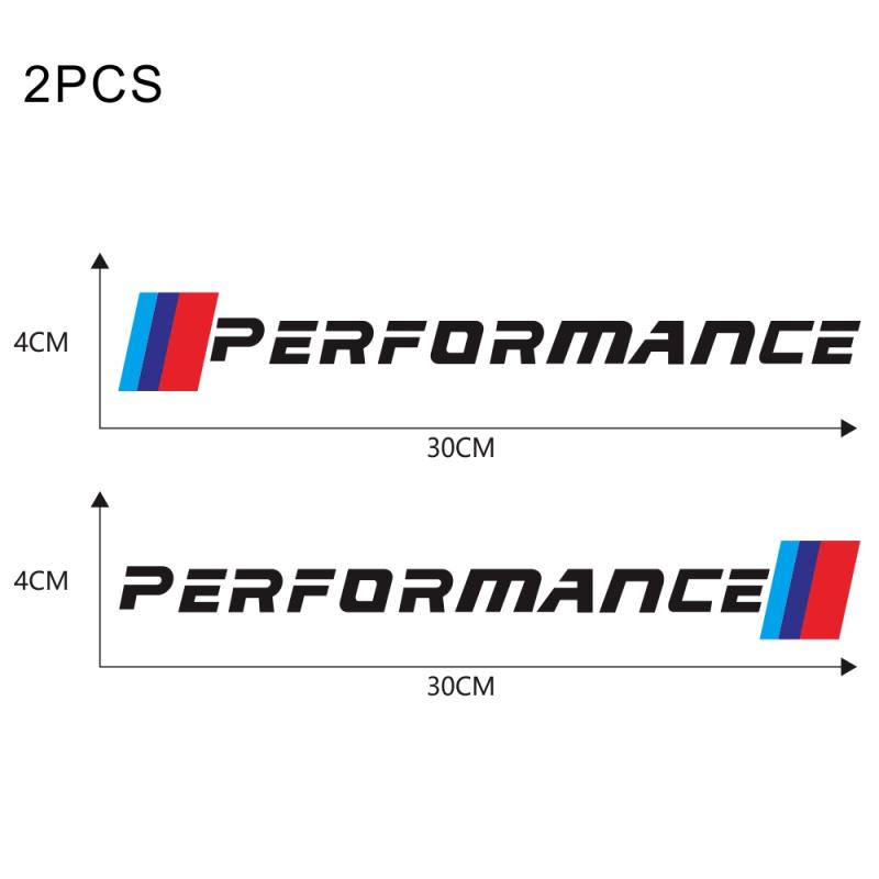 2 Stück Front Autoaufkleber Auto Styling Aufkleber Stoßstangenaufkleber mit gestreiften Buchstaben Kratzaufkleber