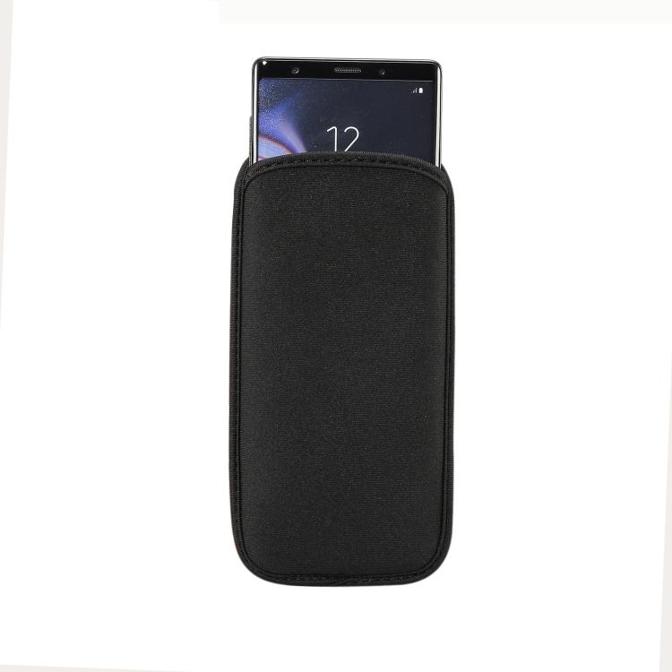 

Universal Neoprene Cell Phone Bag for Galaxy S20 Ultra / Note 10+ / Note10 / A70 / A80 and other 6.7-6.9 inch Smartphones(Black) чёрный