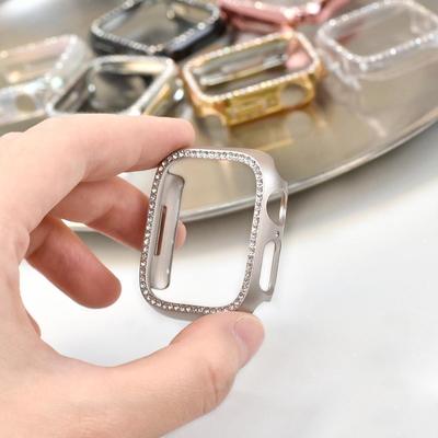 For Apple Watch 10 Case With Diamond S9 Apple Watch S11 Half Pack Hard Case Iwatch876Se