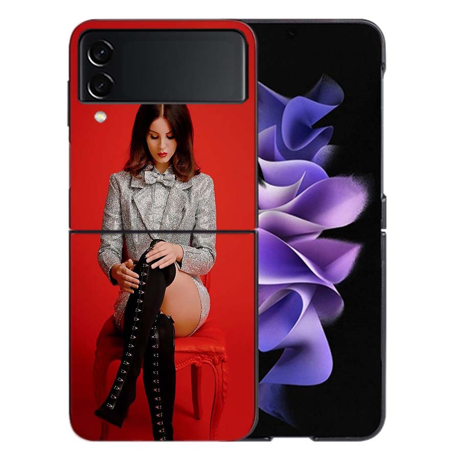 

Чехол для телефона певицы Ланы Дель Рей для Samsung Z Flip 6 7 5G Galaxy Z Flip 5 4 3 5G Чехлы Ударопрочный Жесткий Чехол ТПУ Galaxy Z Flip 6 5G