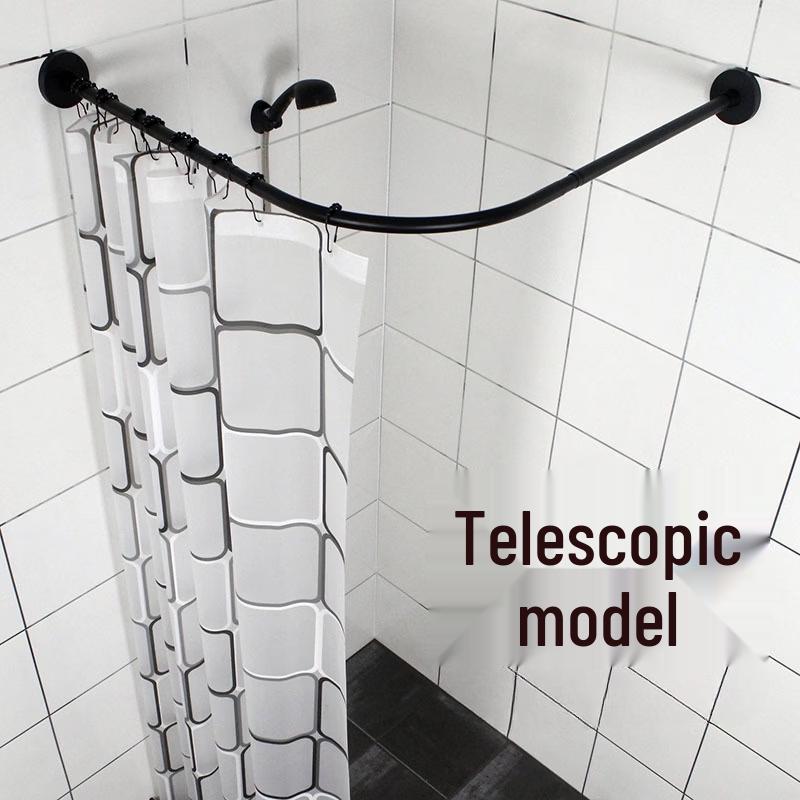 

Ичан изогнутая штанга для шторки для душа из нержавеющей стали 304, без сверления, комплект