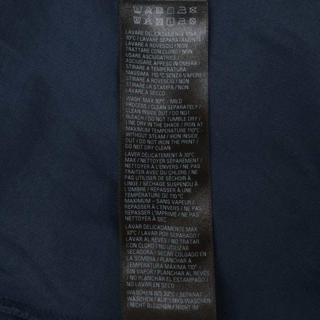 BALENCIAGA 739028 Navy 24 Year BB Logo Oversized T-Shirt tops 4 NavyUsed