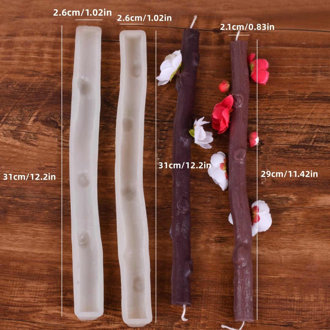 

Сделай сам форма для свечи в виде длинной ветки, силиконовая форма, ветка цветущей сливы, ветка дерева, формы из эпоксидной смолы, ствол дерева, форма для бетона, гипса