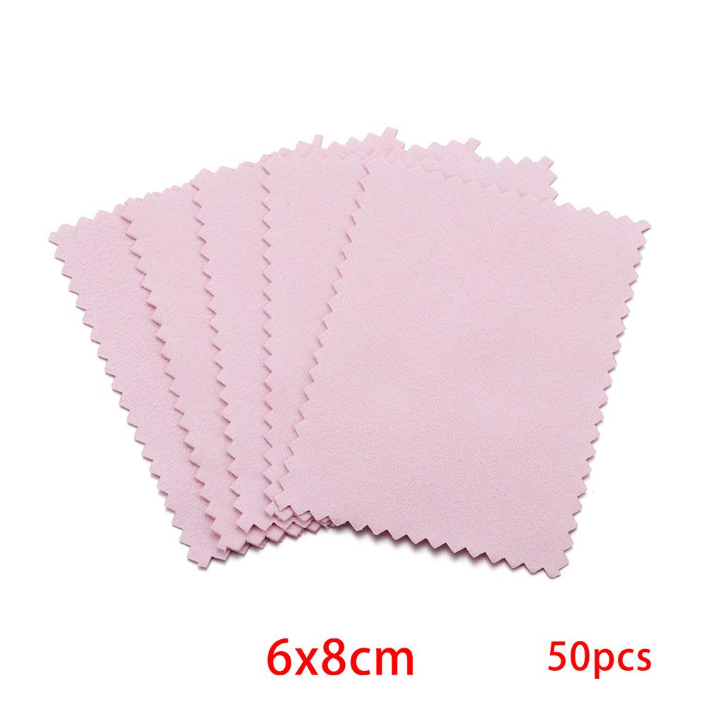 10-50pcs Polish Polishing Cloth Silver Color Cleaning  Polishing Cloth Soft Clean Wipe Wiping Cloth For Silver Gold Jewelry Tool