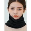 Winter Cold Weather Gear Neck Warmer Muffler Black Knit Scarf