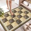 Bathroom Door MAT Kitchen Floor Mat Home Diatomaceous Earth Oil Absorbing Water Absorbing Soft Cushion Door Mat Quick Drying Long Strip Rug