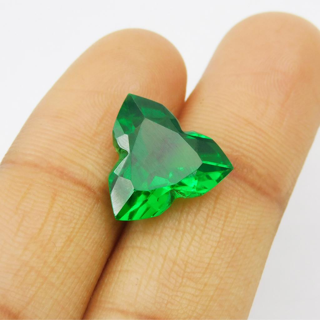 Natural Green Sapphire Fancy Cut 9.40 Ct Rare CERTIFIED Loose Gemstones AA++