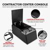 Car Rear Seat Armrest Storage Box With 2 Cup Holder Auto 2 Row Console Box Backseat Arm Rest For Car Interior Accessories