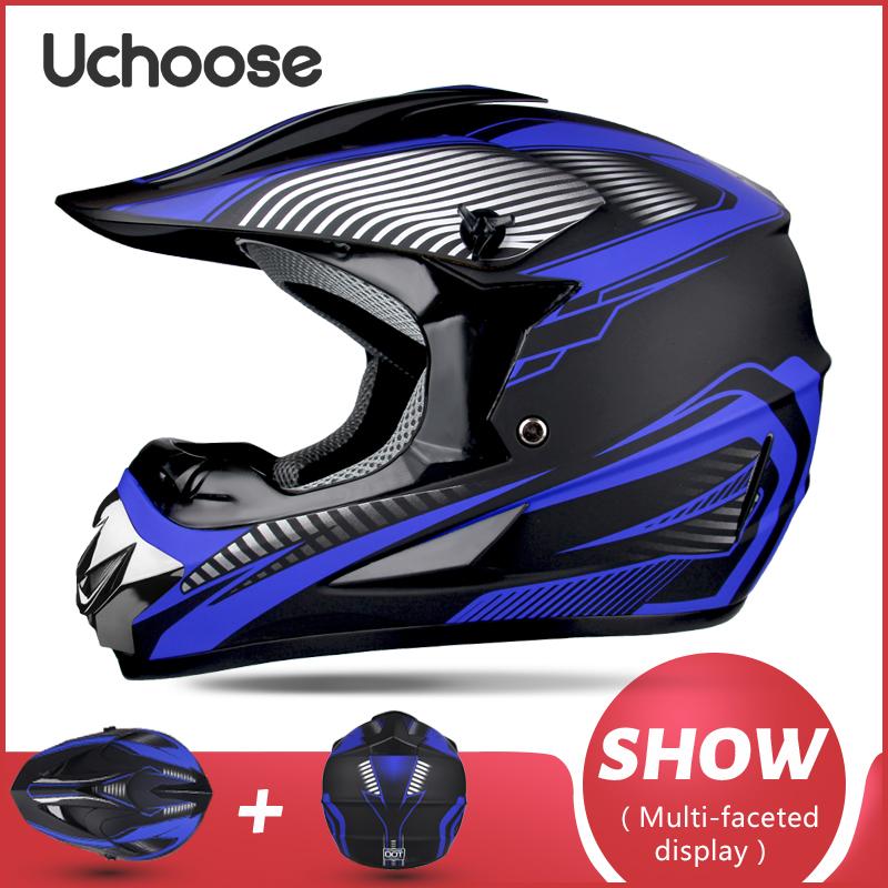 UCHOOSE Motorcycle Helmet Shark Motocross Off-Road Helm Children Moto Bike Accessories ATV Capacete De Moto Ike Downhill AM DH