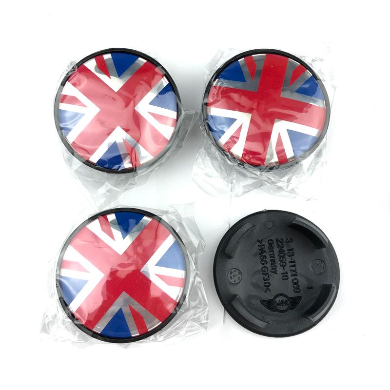 2026 Hot ABS 4pcs 54mm 56mm Car Wheel Hub Center Caps Rim Cover Badge Emblem For bmw Mini Works Cooper F54 F55 F56 F57 F60 R50 R52 R55