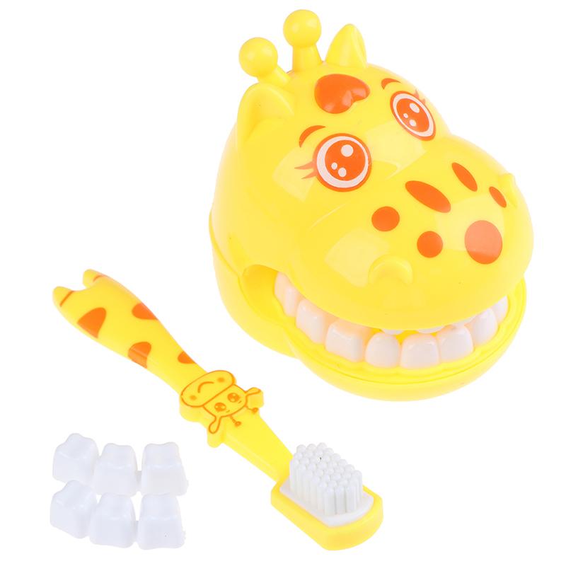 Giraffe Teeth Brush Demo Teaching Model Kids Earlier Education Brushing Toys