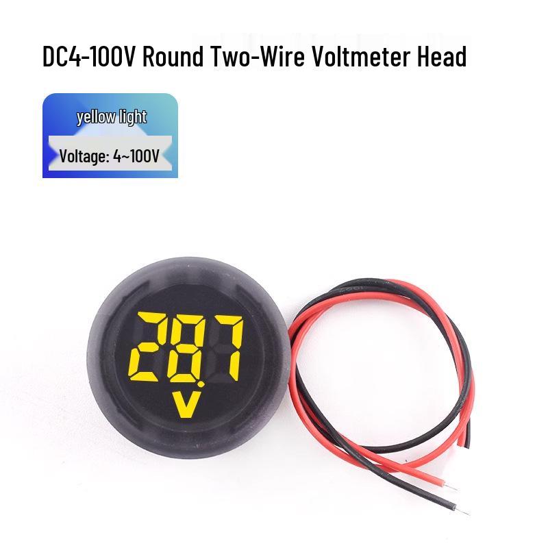 Digital Voltmeter Head: 0.28/0.36/0.56 Inch, 30V-120V, Two/Three-wire Options, With/Without Shell